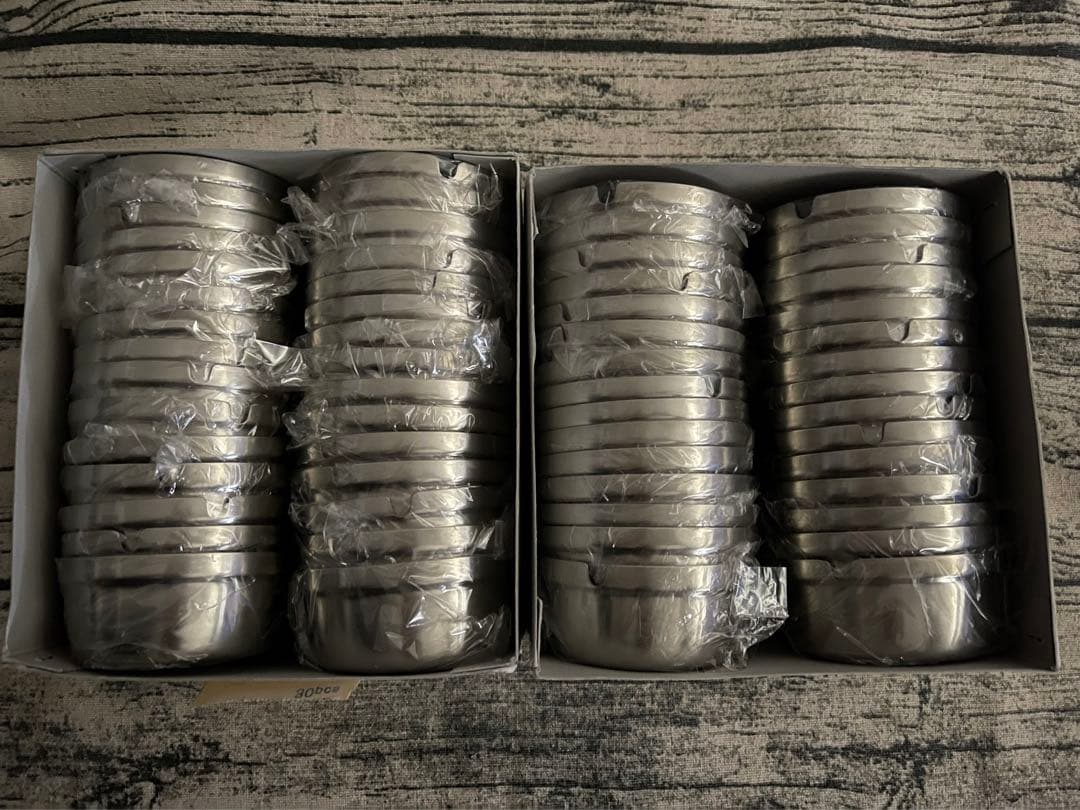 ステンレス　灰皿　60個　業務用　まとめ売り