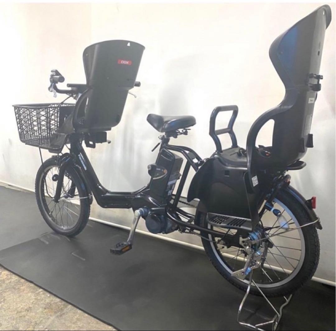 1年保証 送料無料　パナソニック　ギュット　20インチ　黒色　電動アシスト自転車