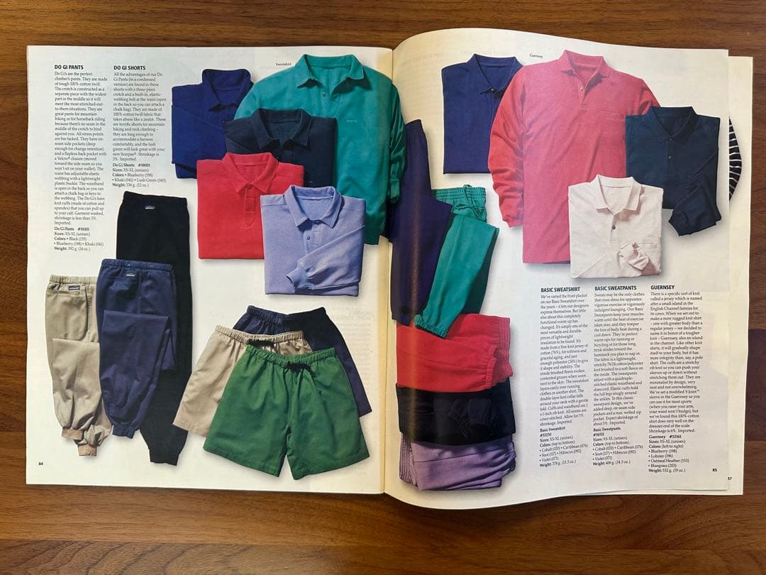 Patagonia Spring 1990 カタログ