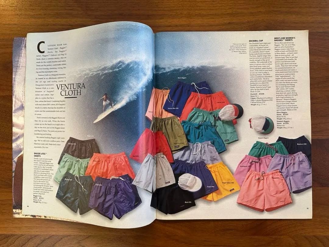 Patagonia Spring 1990 カタログ