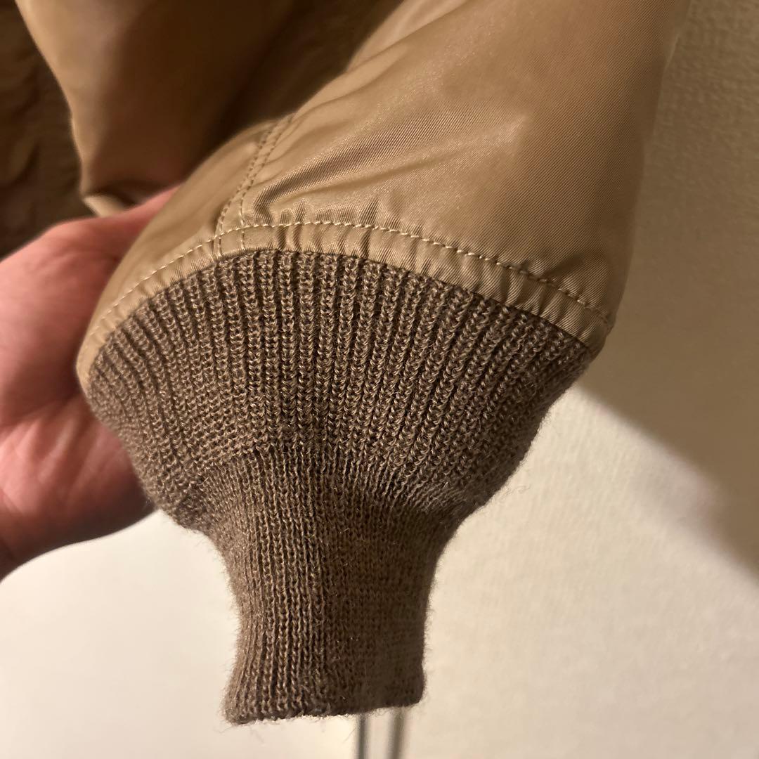 ワコマリア　MA-1 フライトジャケット ベージュ