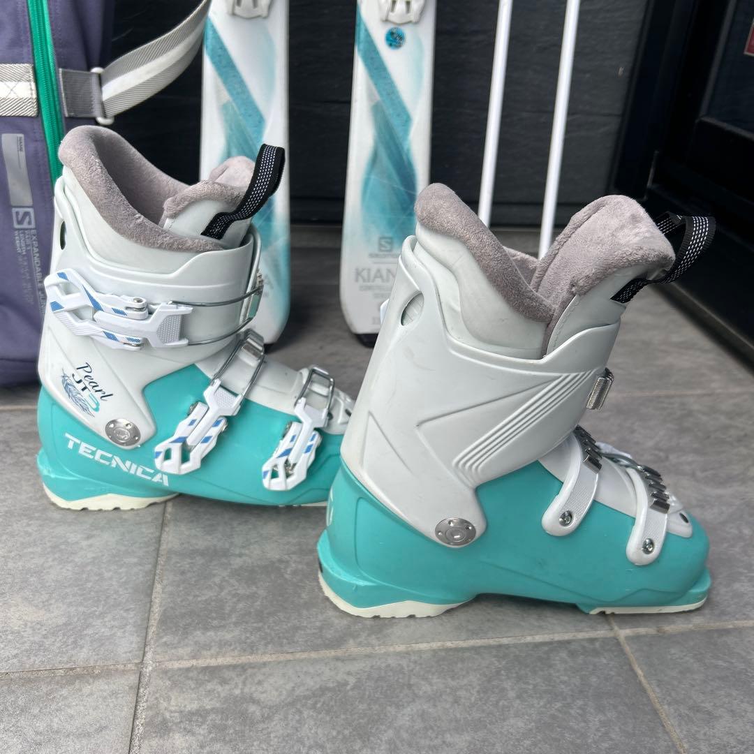 サロモン　キアナ　137cm スキー板　スキーブーツ　ストック　23.5cm