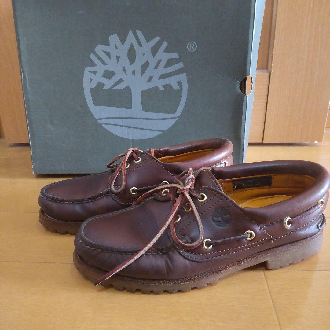 【ケア済・値下げ可】Timberland 3eye ブラウン