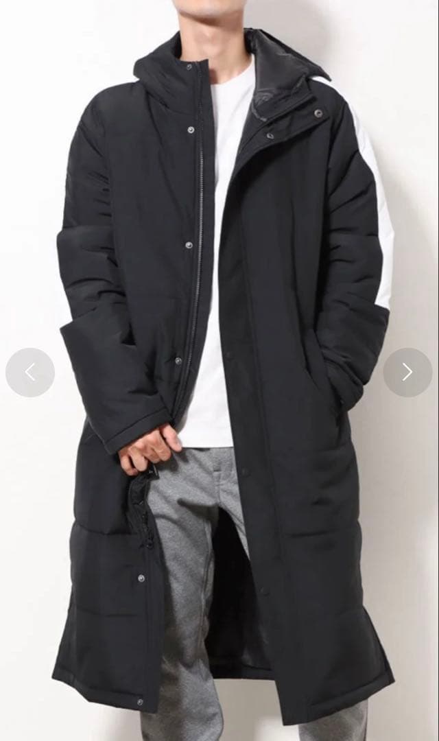 New Balance BLACK ベンチコート　L