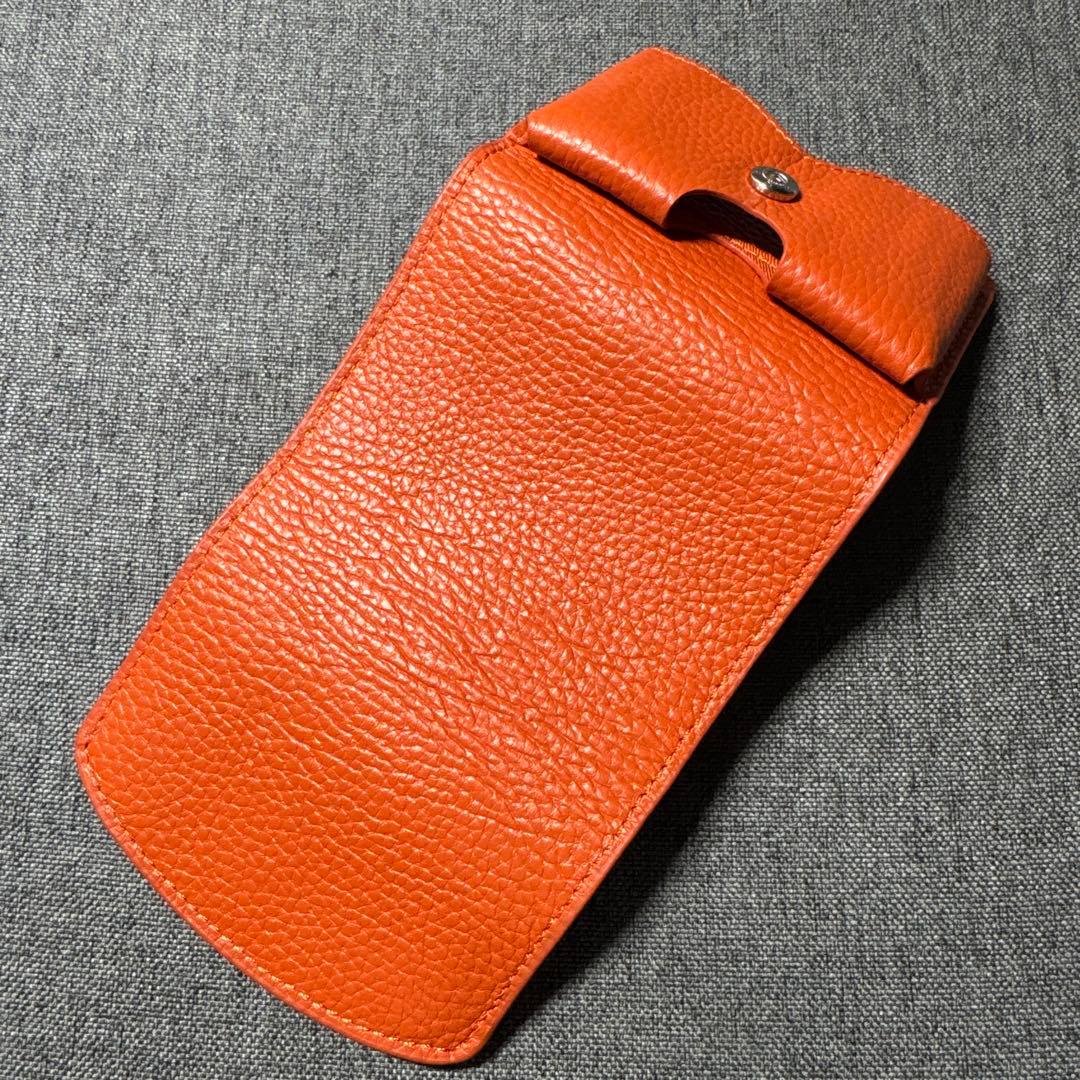 Maison sbond 三つ折り財布 オレンジ