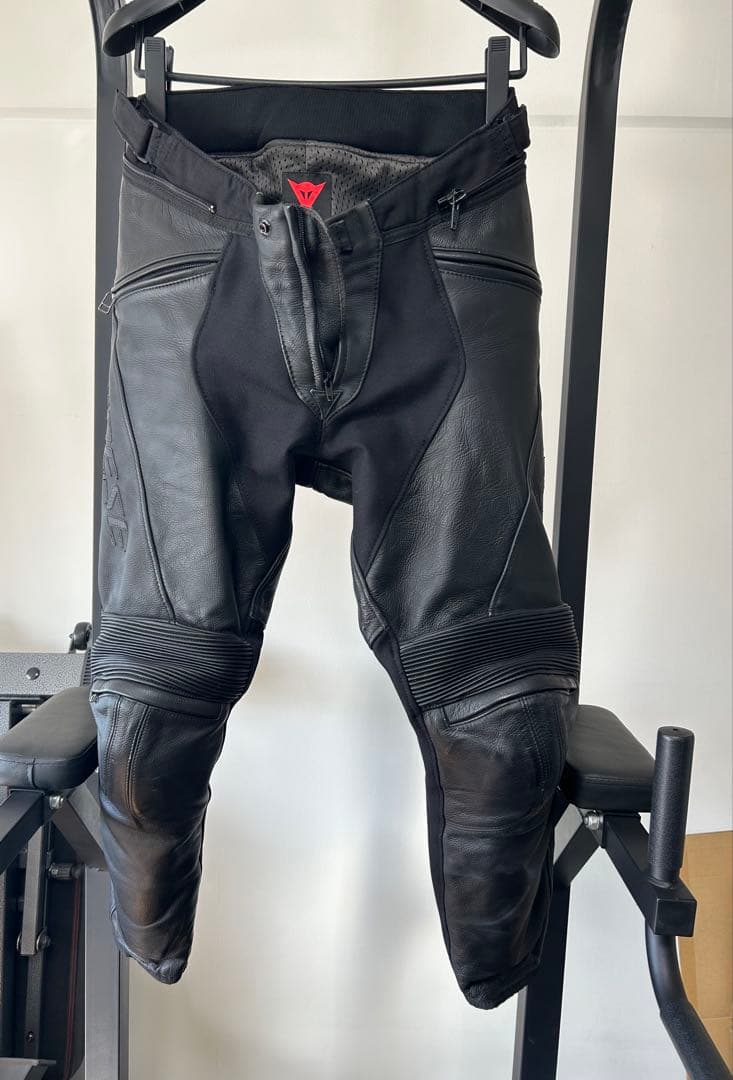 Dainese バイクパンツ ブラック レザー