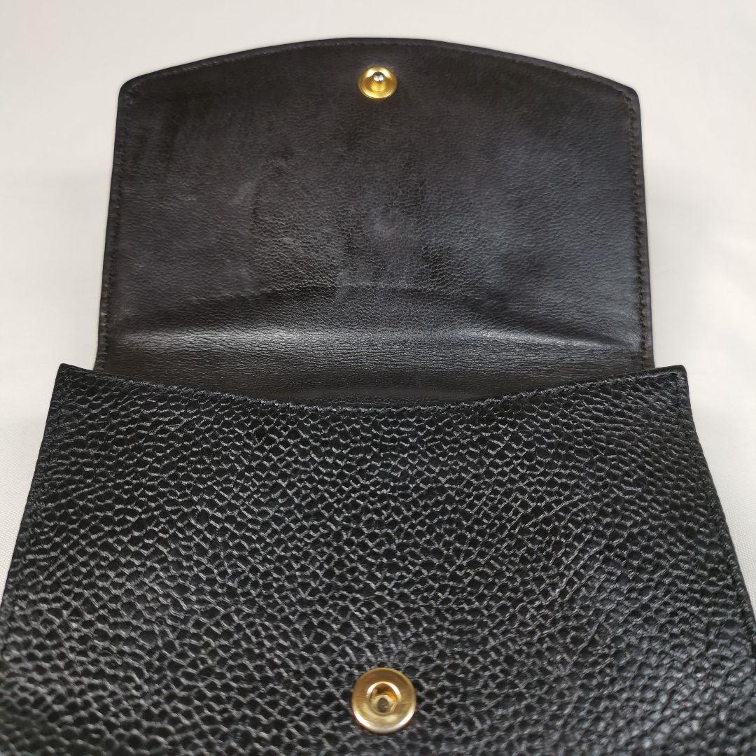 【美品】シャネルCHANEL大ココマーク財布 黒 新品ショルダー キャビアスキン