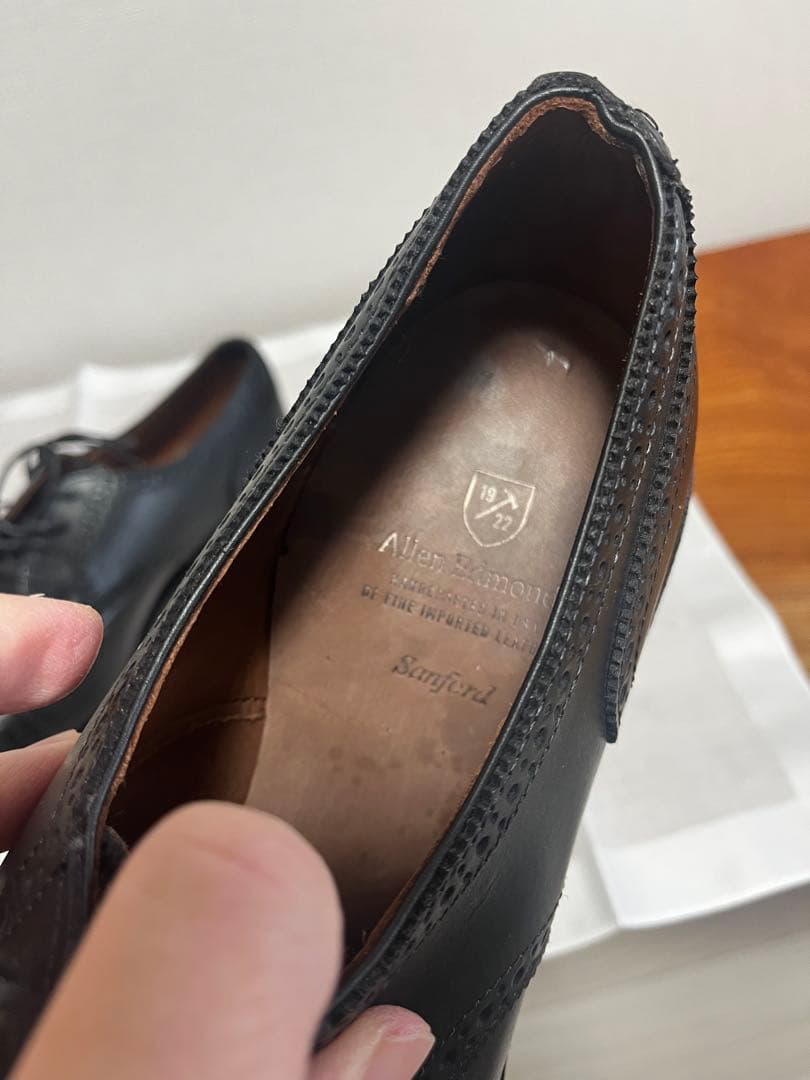 ★★美品★★アレンエドモンズ ウィングチップ ビジネスシューズ 27cm