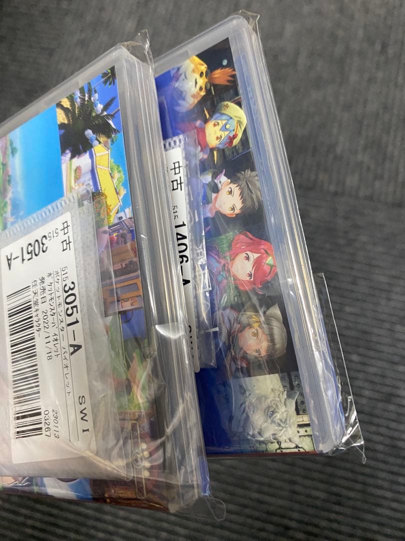 二枚セット　ポケットモンスター バイオレット、ゼノブレイド2
