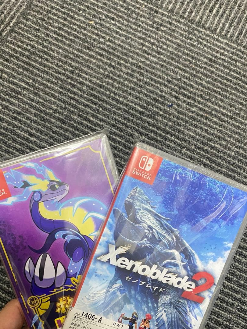 二枚セット　ポケットモンスター バイオレット、ゼノブレイド2