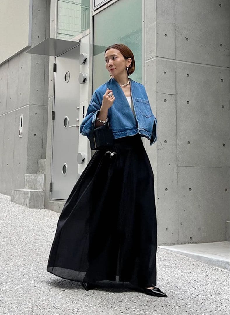 CHIEKO+ チェコプラス 新品タグ付　デニムTEDDY ショートジャケット