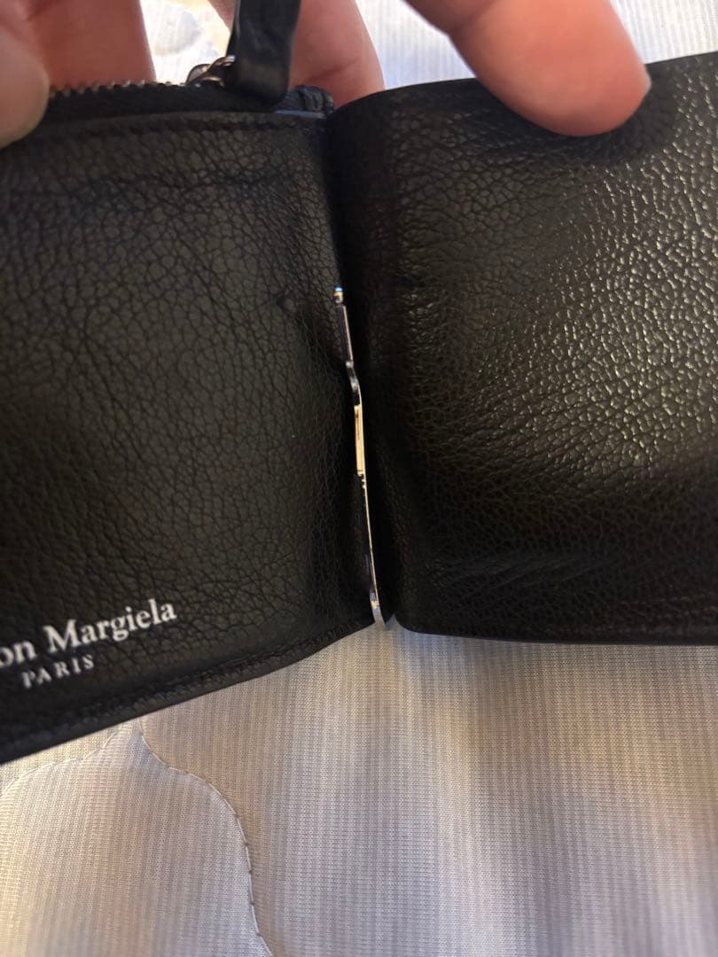 Martin Margiela トリフォールド マネークリップ レザー ミニ財布