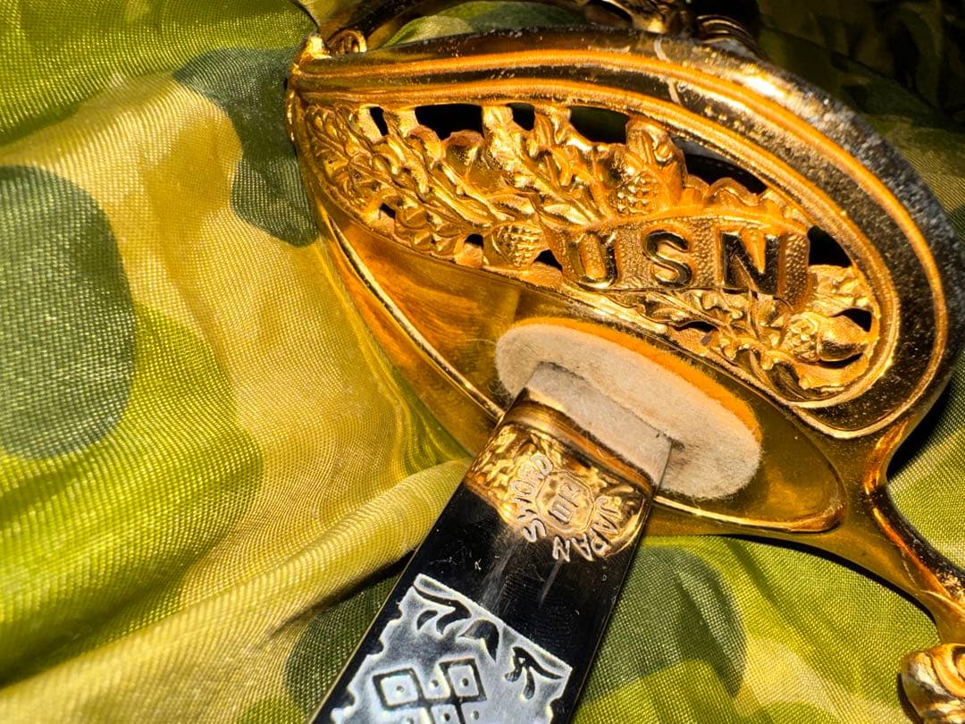 日刀製　アメリカ海軍士官用サーベル　模造刀