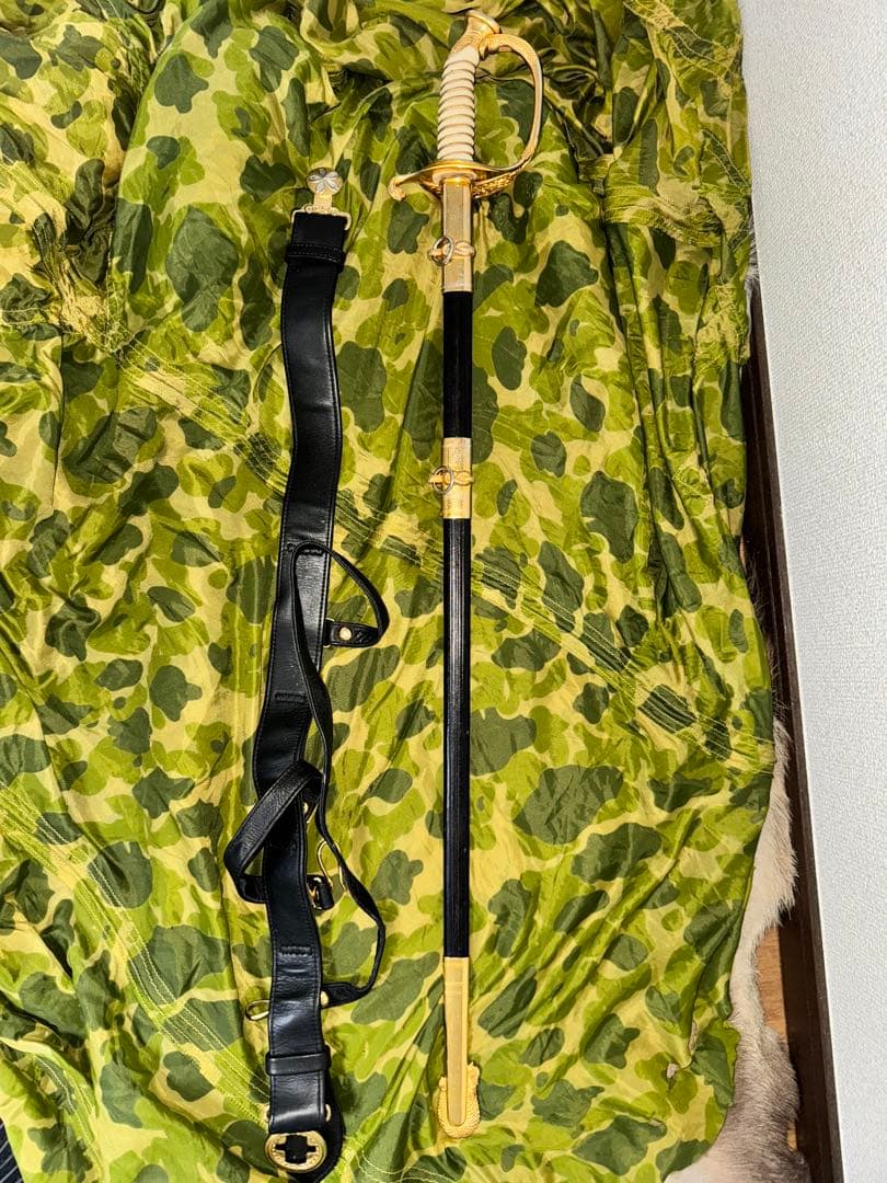 日刀製　アメリカ海軍士官用サーベル　模造刀