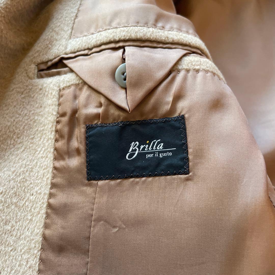 ブリッラペルイルグスト キャメル100% チェスターコート　ポロコート