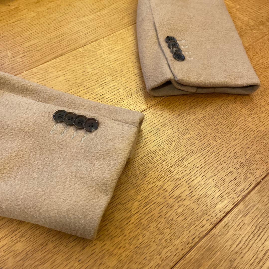 ブリッラペルイルグスト キャメル100% チェスターコート　ポロコート