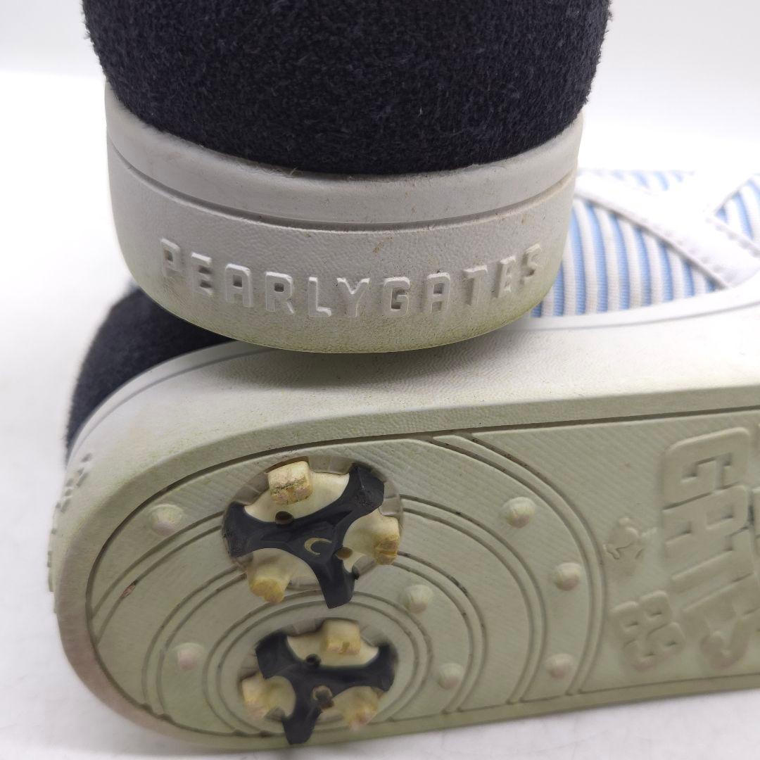 PEARLY GATES パーリーゲイツ ゴルフシューズ 26cm ネイビー