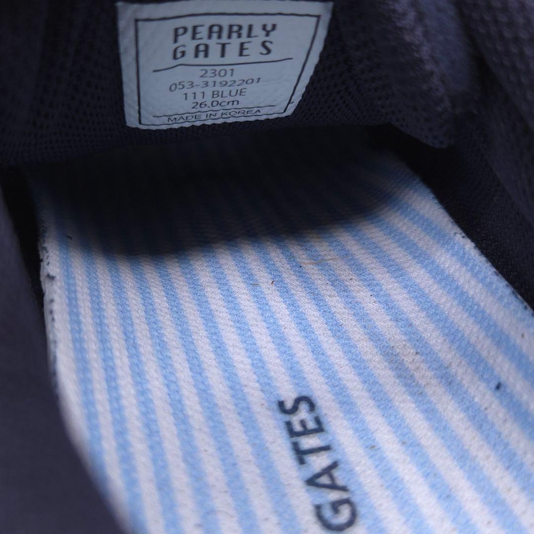 PEARLY GATES パーリーゲイツ ゴルフシューズ 26cm ネイビー