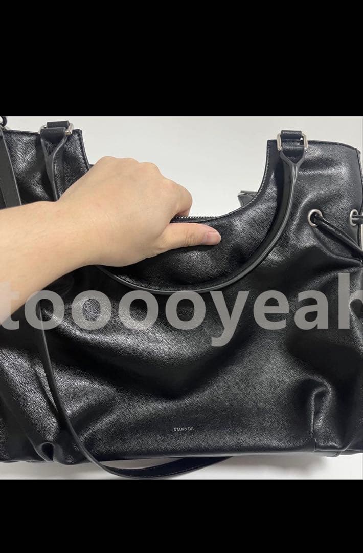 ★美品★ STAND OIL 黒のショルダーバッグ