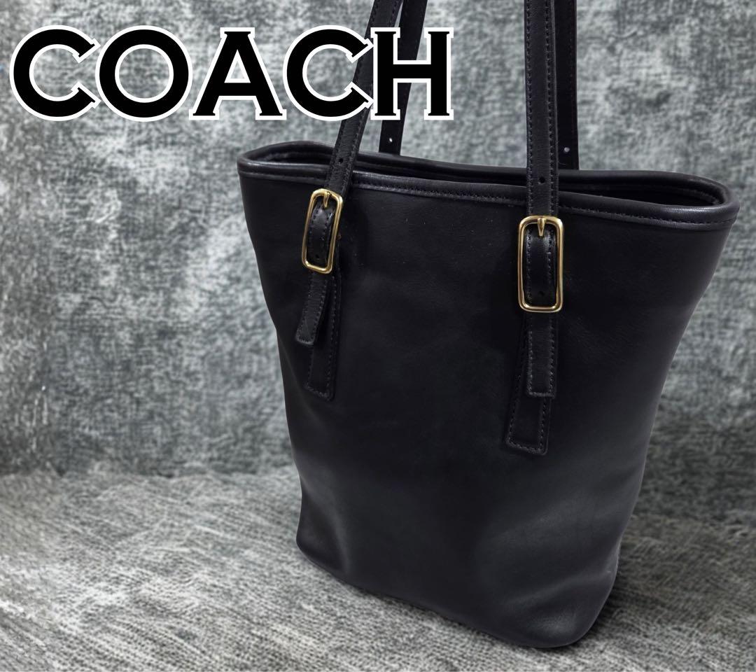 【USA製/美品】オールドコーチ OLD COACH トートバッグ 9803 黒
