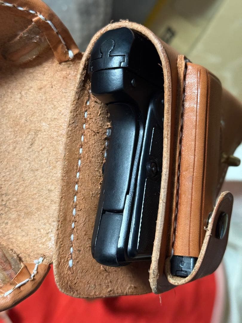 日本軍 ブローニングM1910用ホルスター＋小型拳銃弾薬盒とベルトセット★複製品