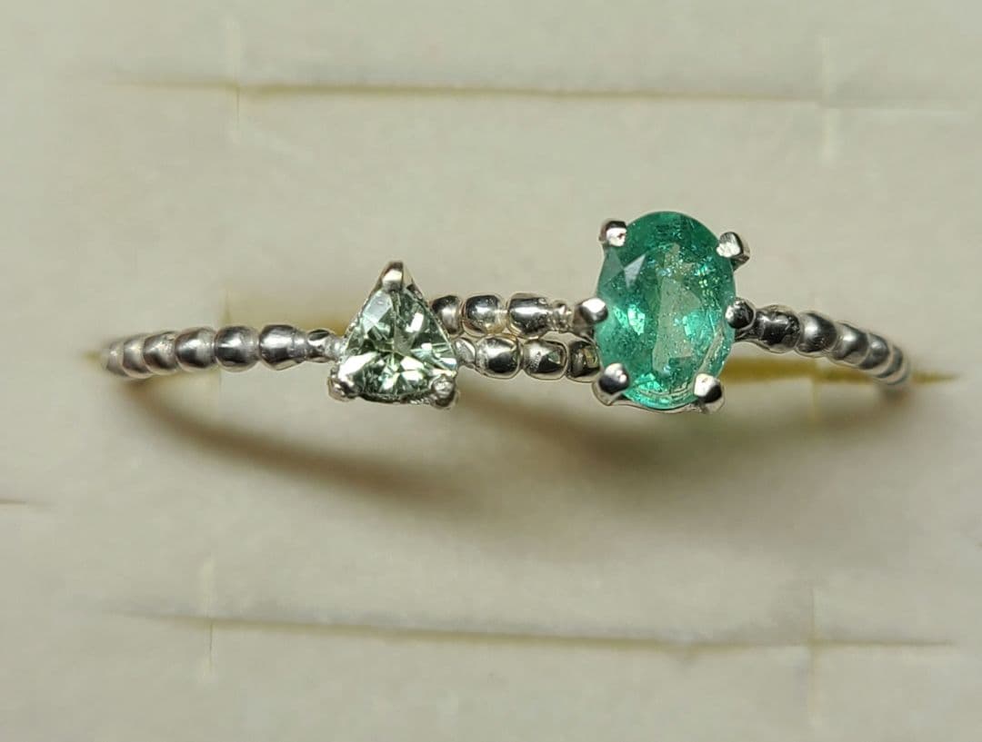 ユイ★バターリャパライバトルマリン、ブラジル産トルマリン★リングオーダー