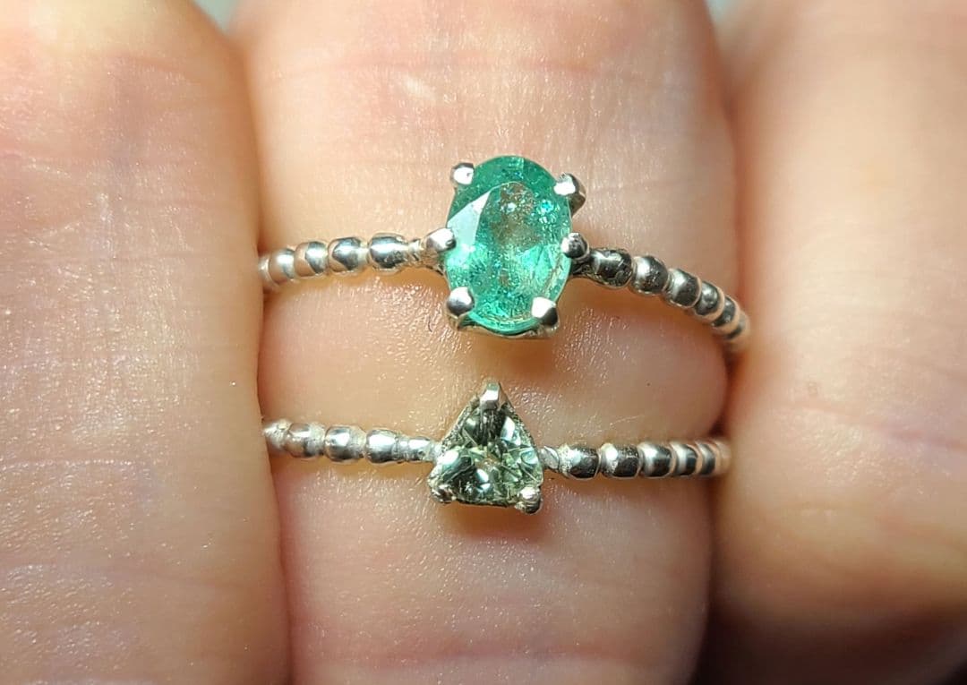 ユイ★バターリャパライバトルマリン、ブラジル産トルマリン★リングオーダー