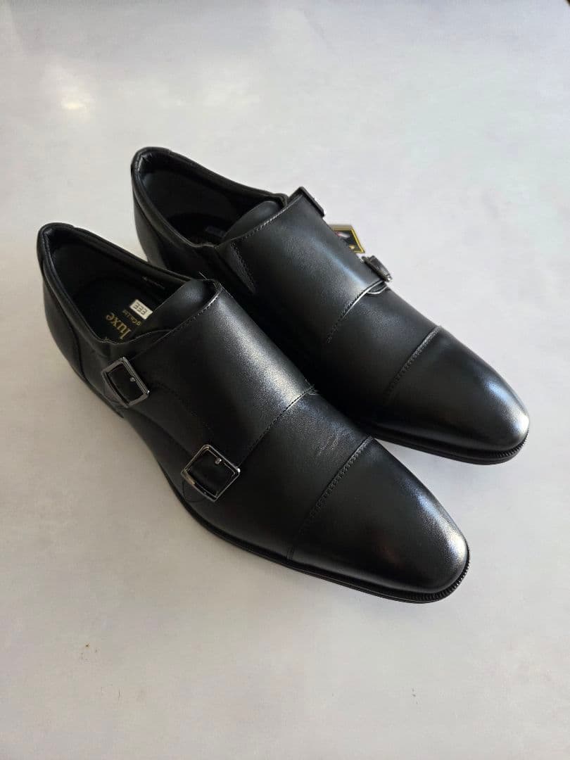 【新品未使用】texcy luxe　ゴアテックス　 モンクストラップ　ビジネス靴