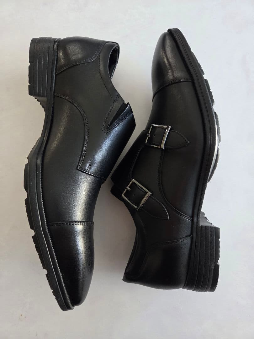 【新品未使用】texcy luxe　ゴアテックス　 モンクストラップ　ビジネス靴