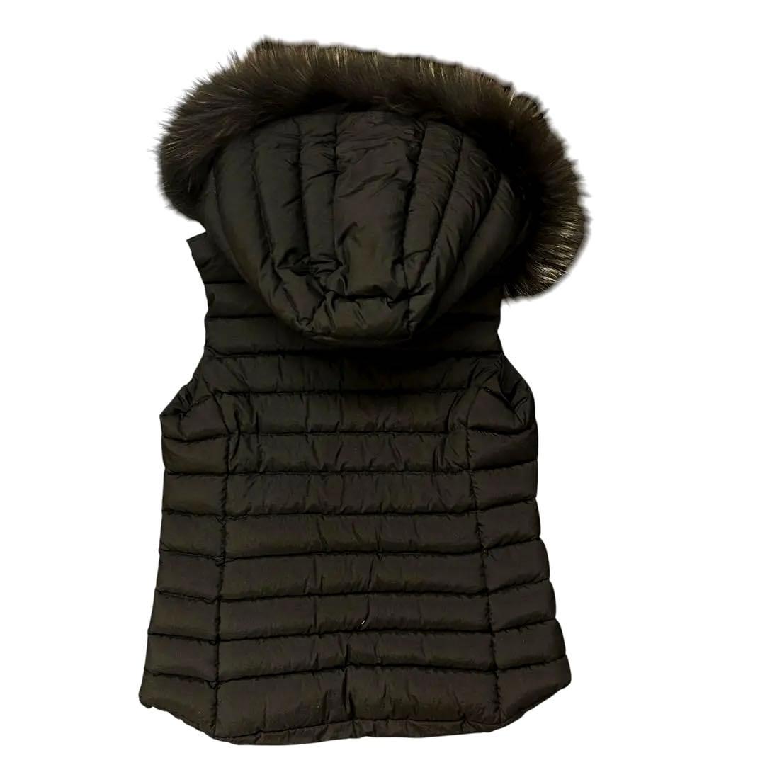 【極美品✨】TATRAS オルシエラ ダウンベスト S ブラック ファー付正規品
