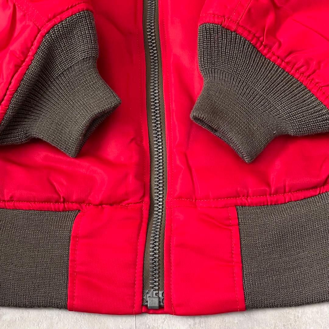 【AVIREX アヴィレックス】MA-1 フライトジャケット XL 赤 美品