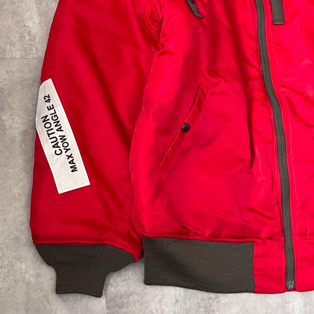 【AVIREX アヴィレックス】MA-1 フライトジャケット XL 赤 美品