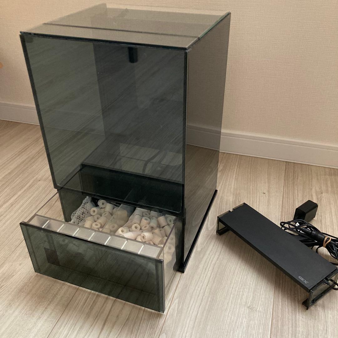 GEX アクアリスタ　グラステリア　オーバーフロー水槽