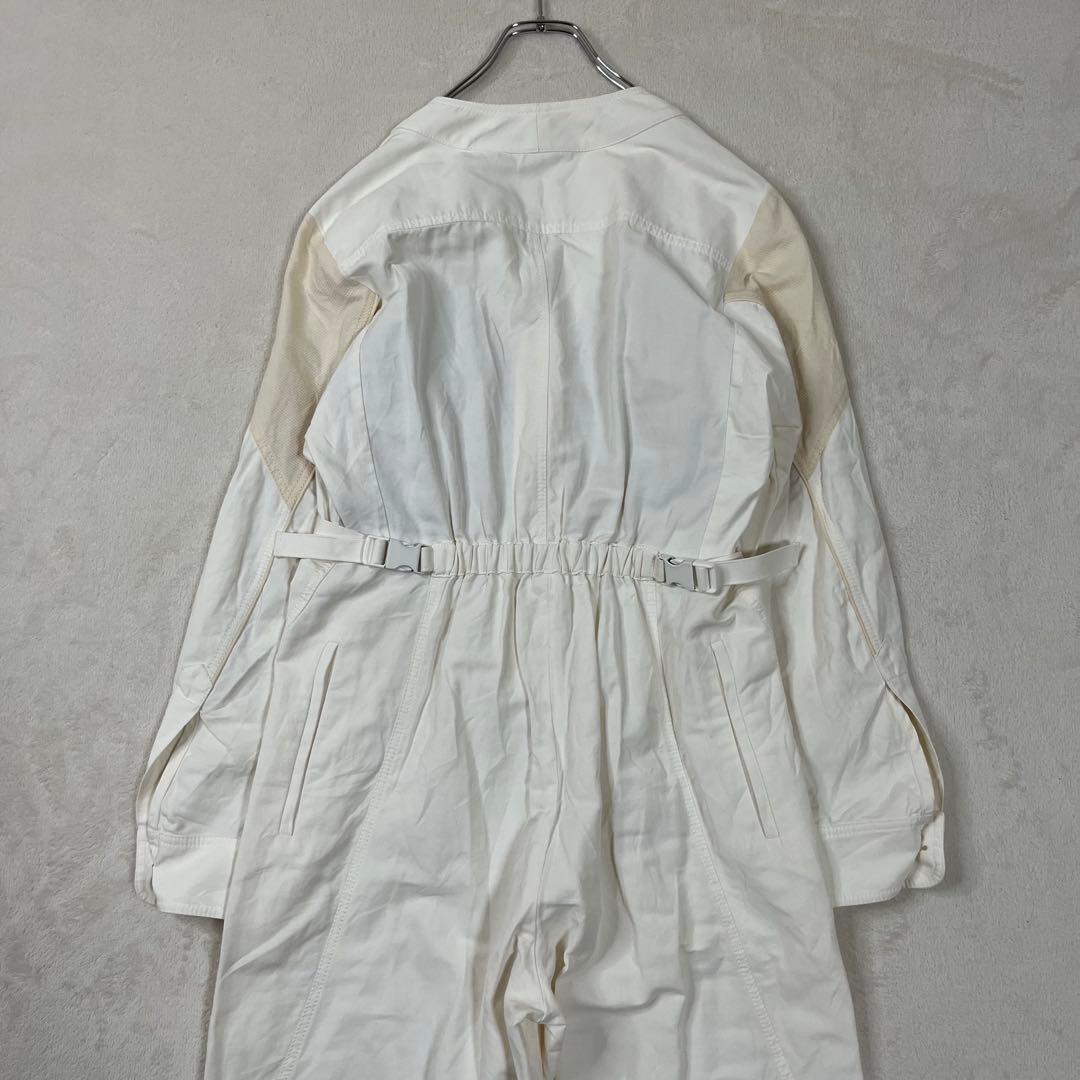 【美品】ステラマッカートニー　オフホワイト×ベージュ サロペット 38