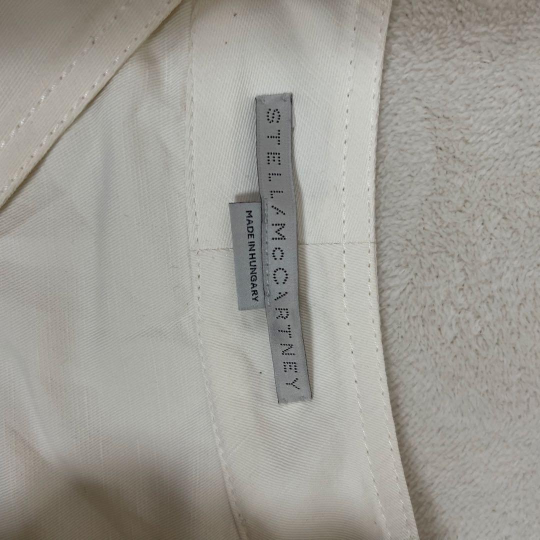【美品】ステラマッカートニー　オフホワイト×ベージュ サロペット 38