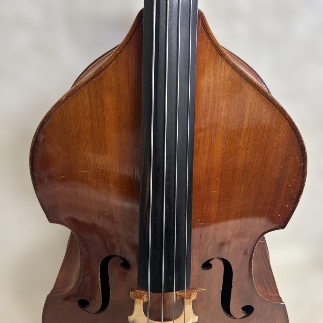 送料込み　SUZUKI　スズキ　コントラバス　No92　4/4　ケース付き