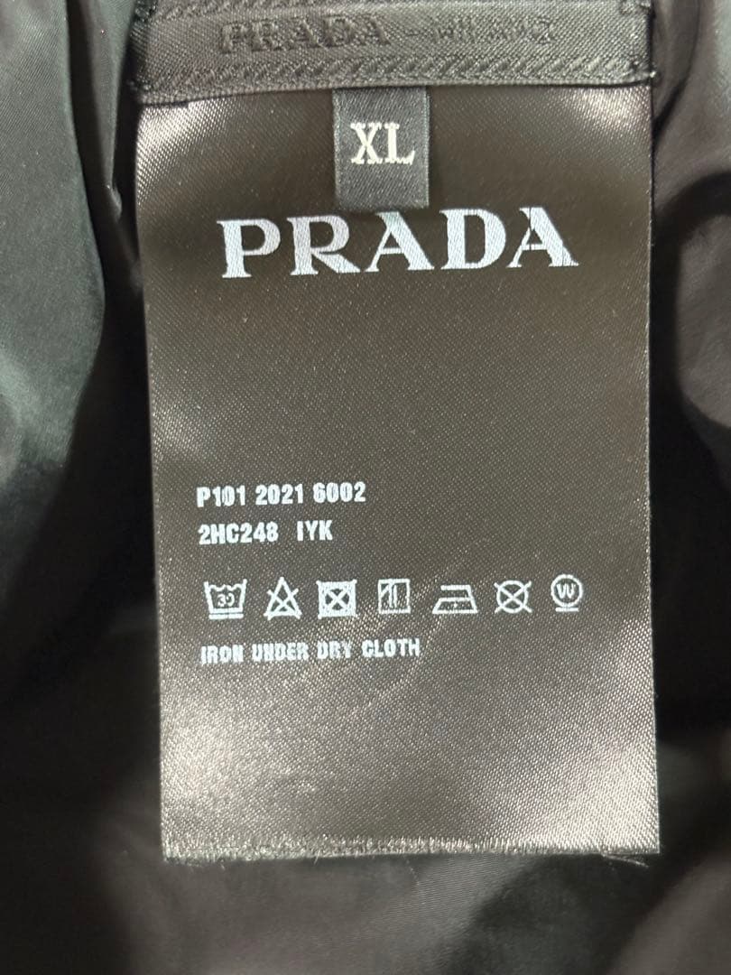 プラダ パデッド バケットハット 黒 XLサイズ