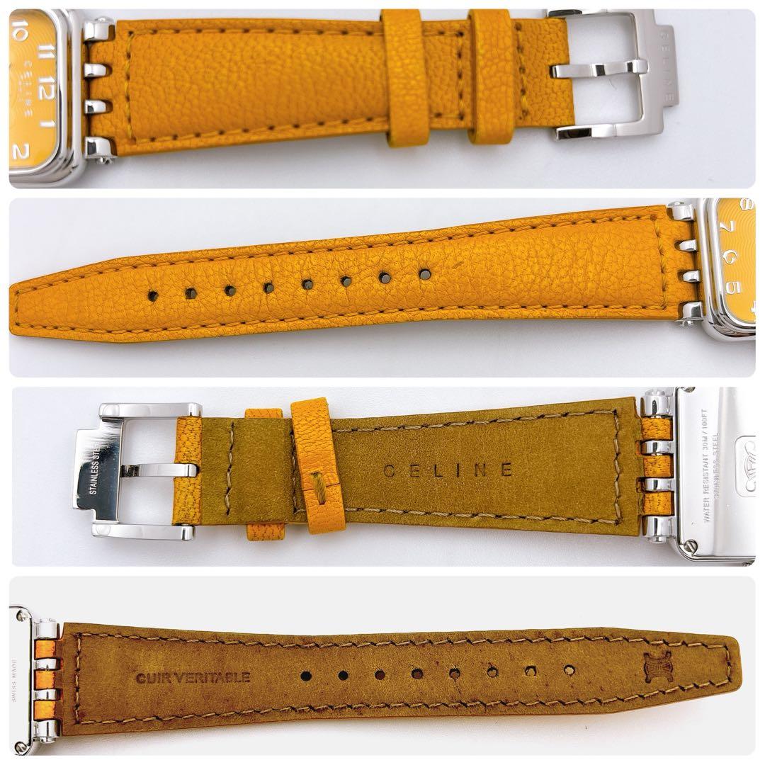 【希少・電池新品】セリーヌ CELINE ラ パリセット スクエア 腕時計