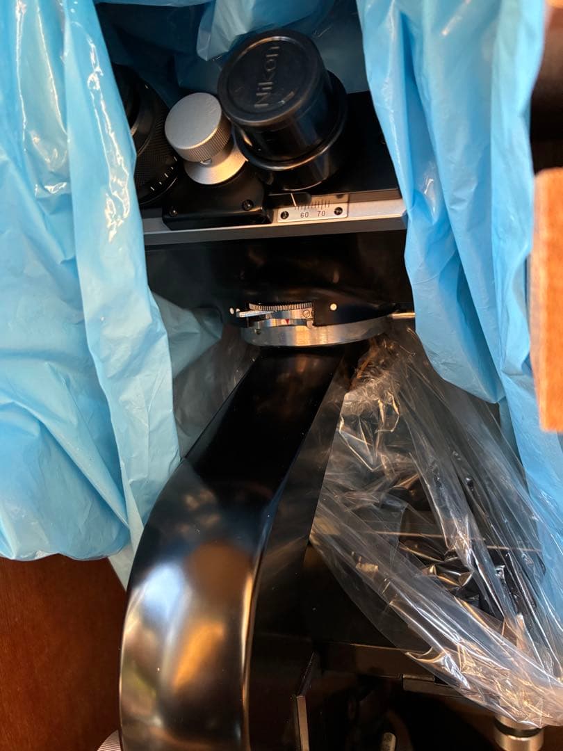 Nikon Model S 生物顕微鏡 黒モデル 木箱付き 検査証付き