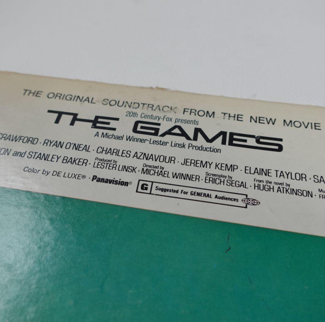 【稀少US盤1970年】フランシスレイ 栄光への賭け THE GAME サントラ