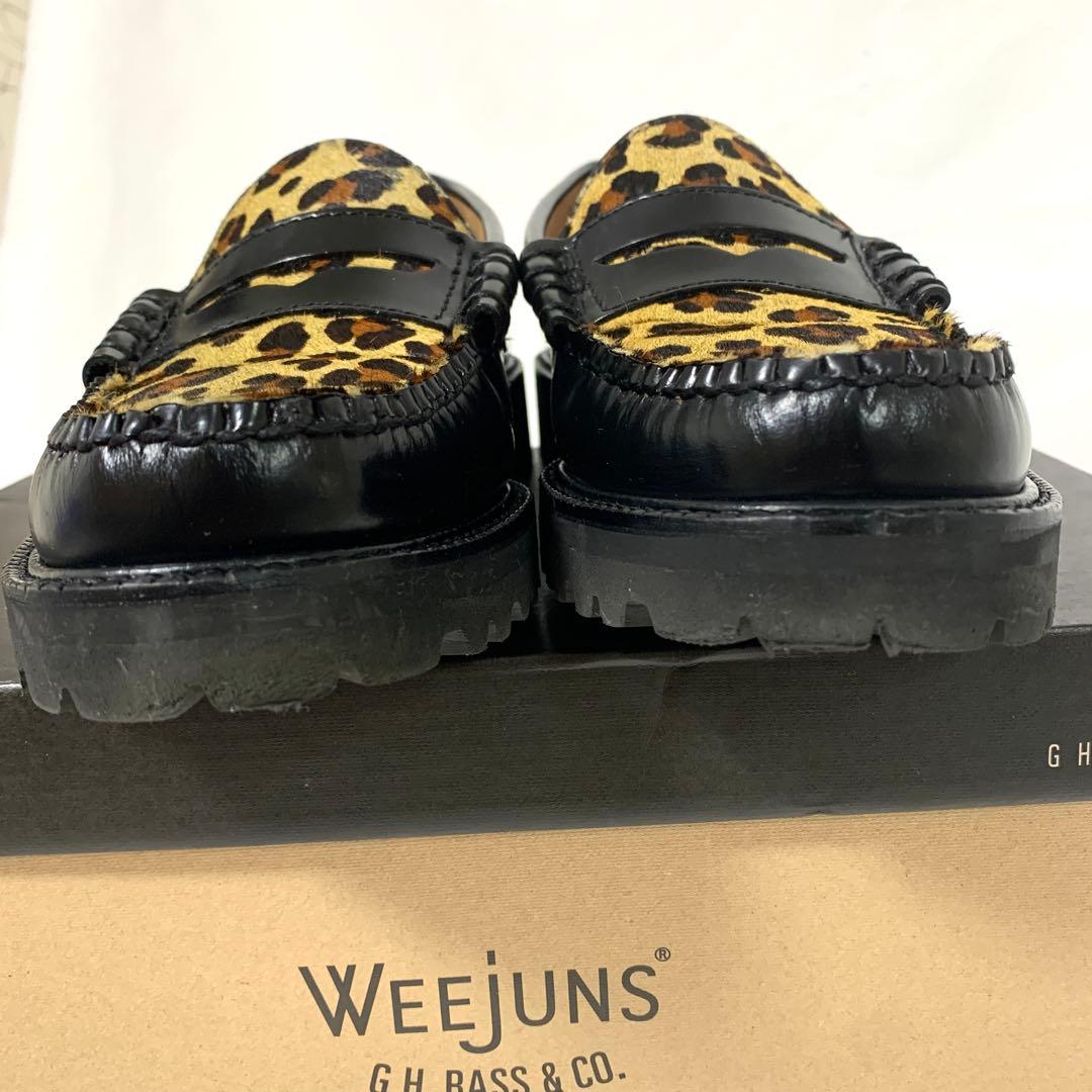 専用【美品　箱付き】G.H.BASS　ローファー　BA91509レオパード