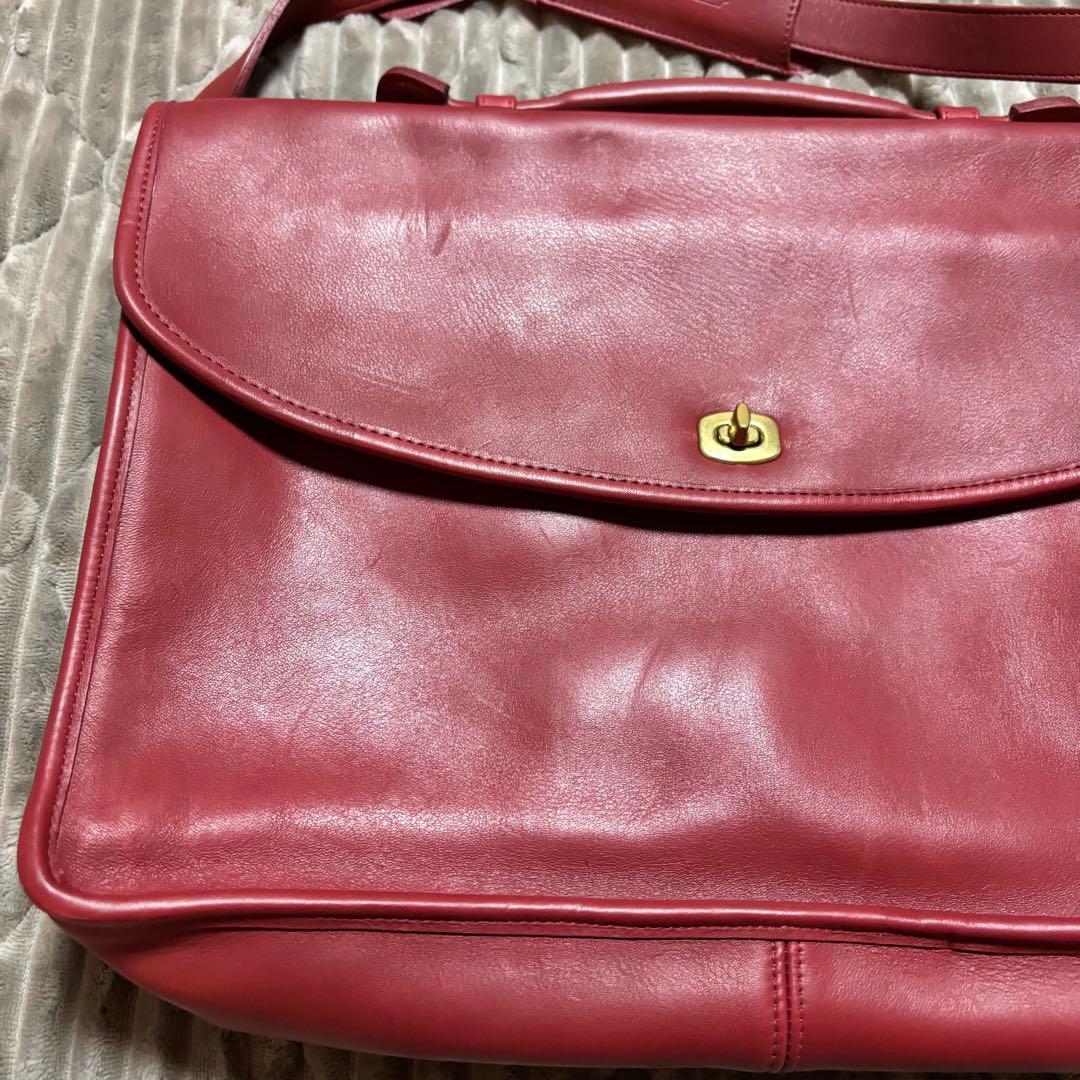 OLD COACH オールドコーチ 2wayビジネスバッグ レザー ゴールド金具