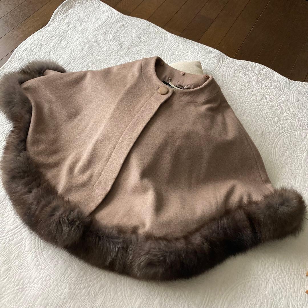 未使用タグ付き JEAN-LOUIS SCHERRER ピュアカシミヤ100%