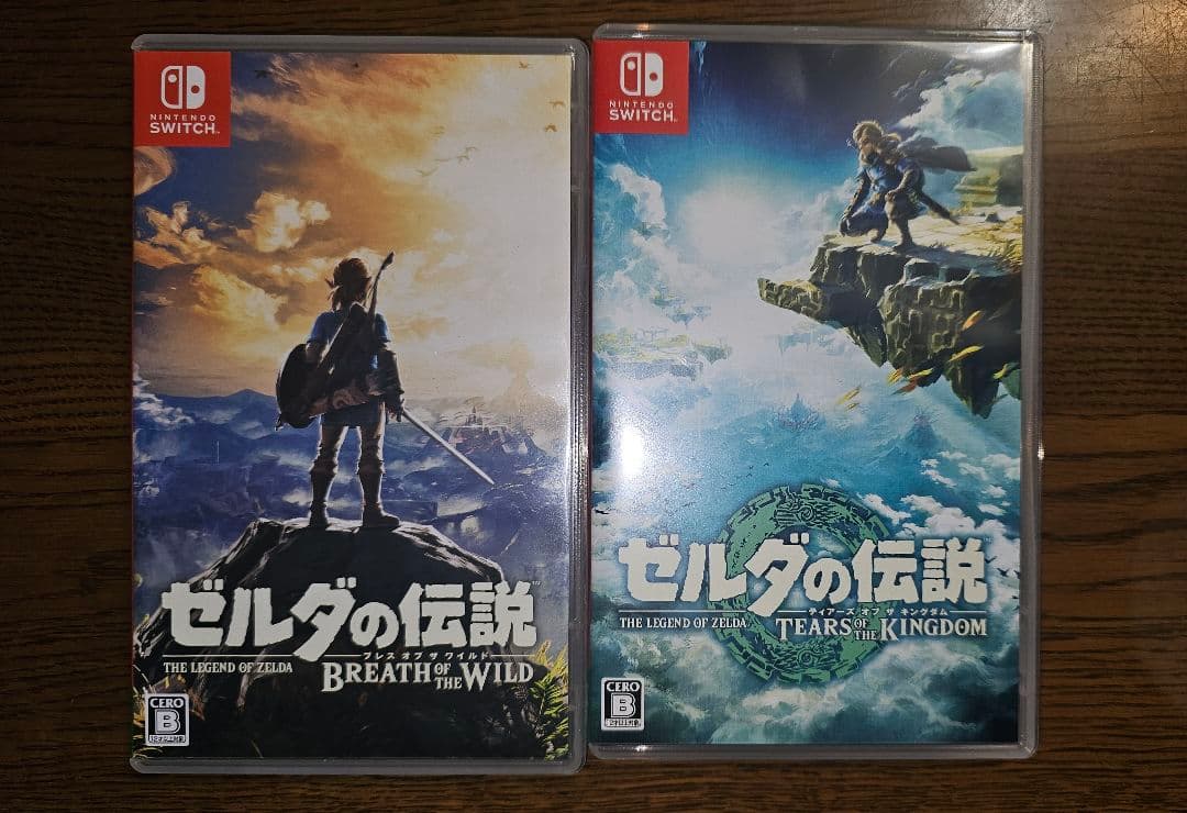 Switch ゼルダの伝説　ブレワイ　ティアキン　２本セット　moomin