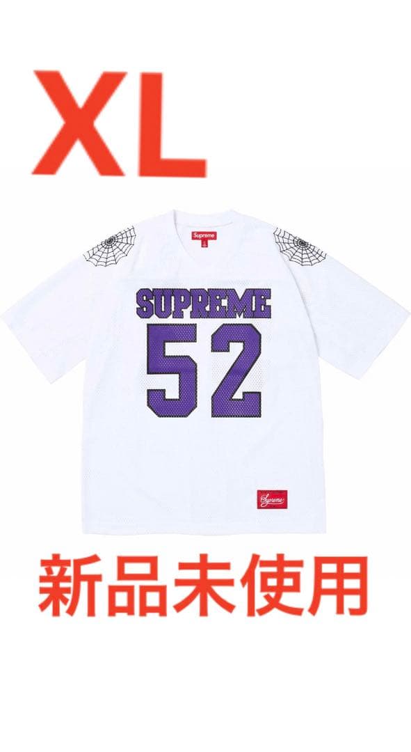 シャツ Supreme Spiderweb Football Jersey White