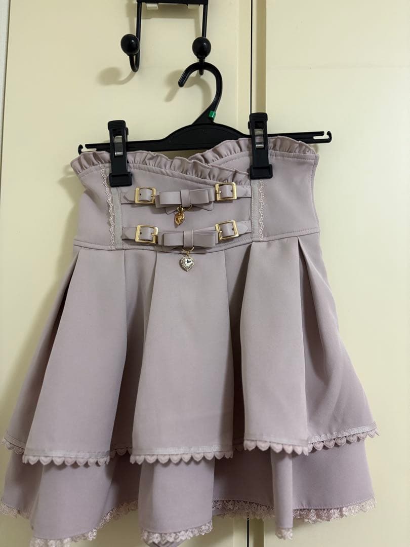 LIZLISA 2連リボンスカパン