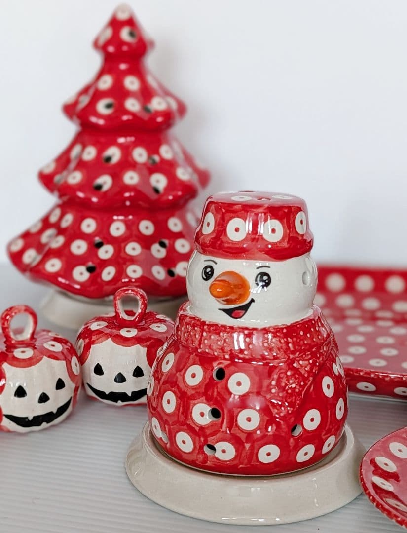 ポーリッシュポタリー マヌファクトゥラ 赤いレアセット♡.*・゜