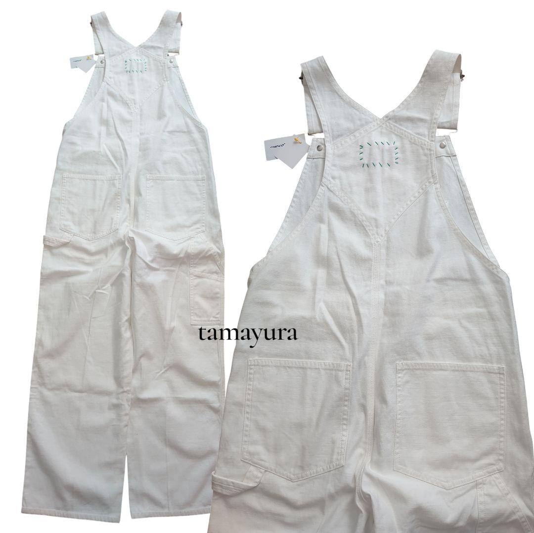 新品 ロンハーマン ヴィンテージ/デニムオーバーオール 白 サロペット