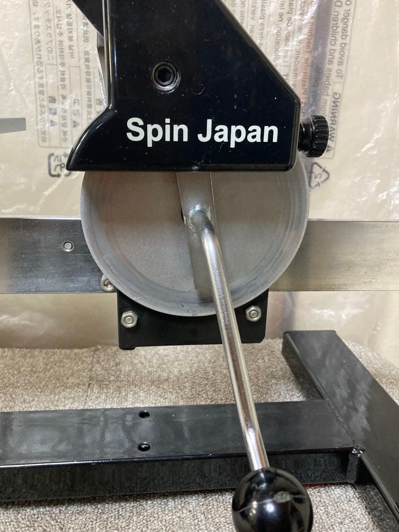 【ジャンク品】ガット張り機 ばね式　テニス・バドミントン　Spin Japan製