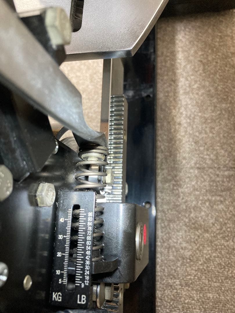 【ジャンク品】ガット張り機 ばね式　テニス・バドミントン　Spin Japan製